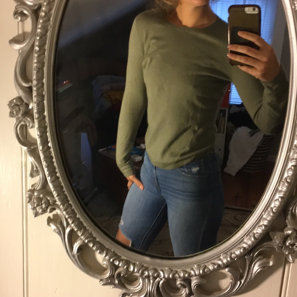 Gray banana republic sweater